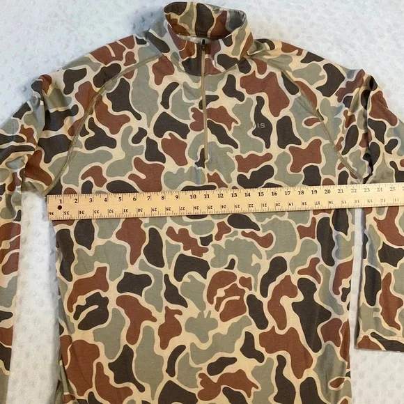NWT Orvis Camouflage Lightweight Long Sleeve Camo Pattern Pullover Shirt Large - Picture 4 of 8